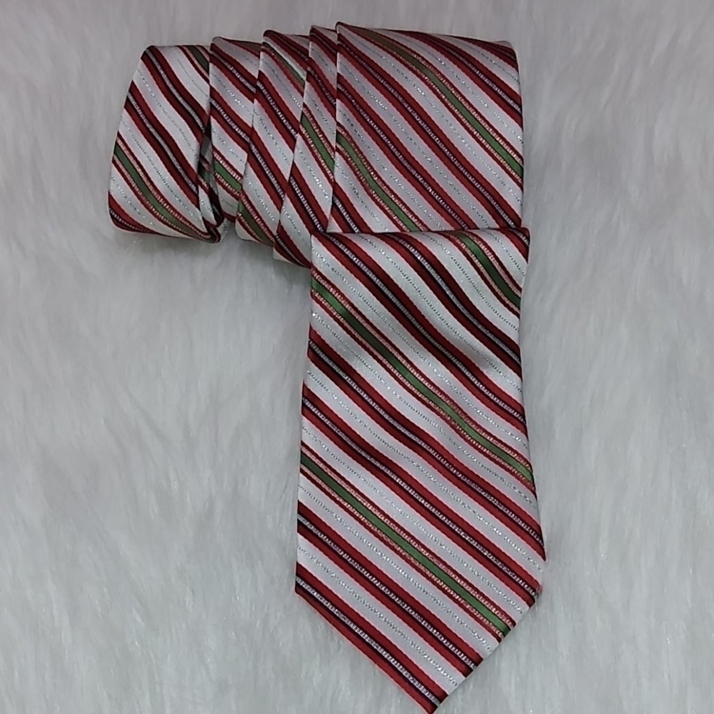Hallmark Striped Christmas Tie